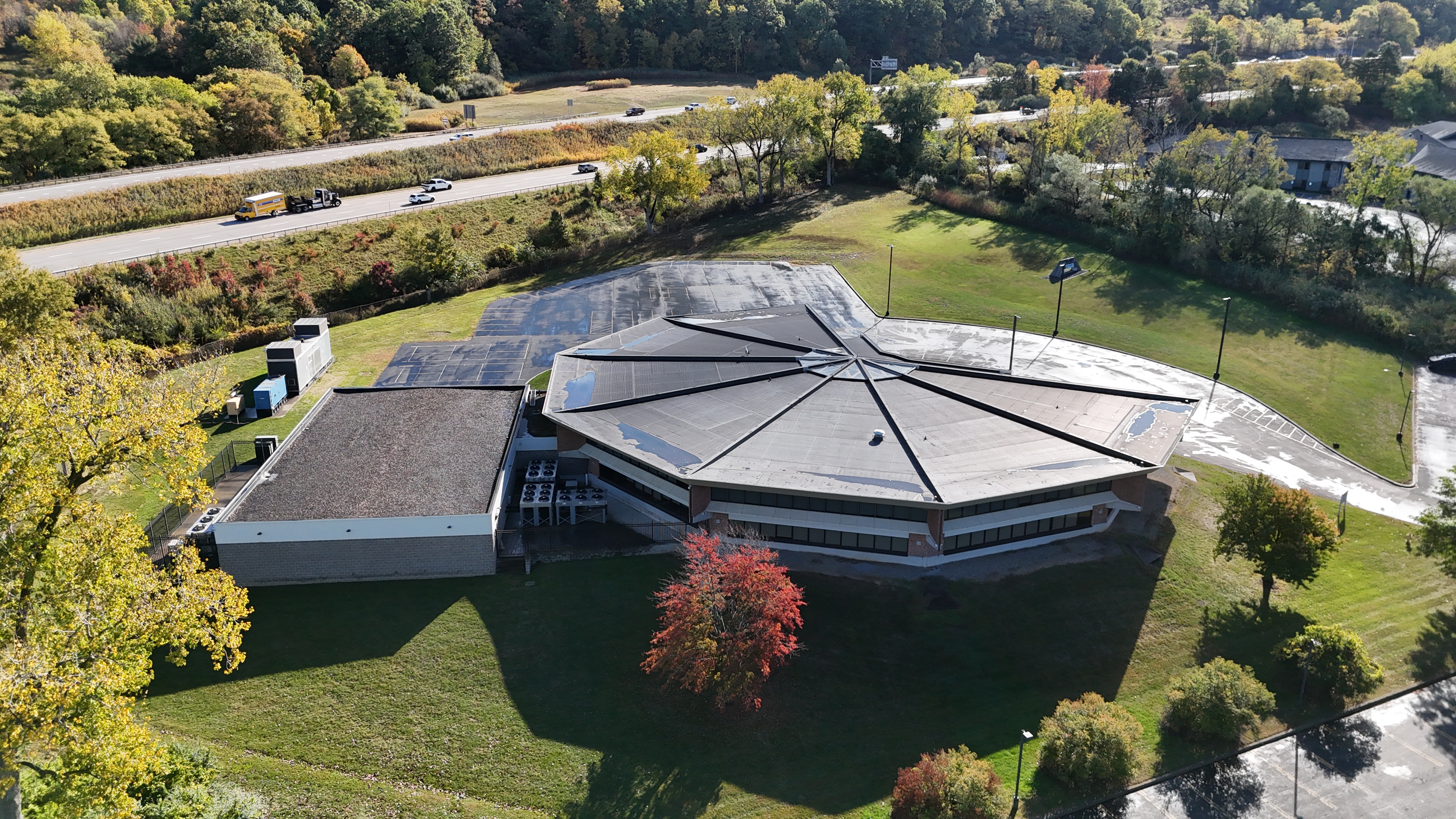 Aerial property view