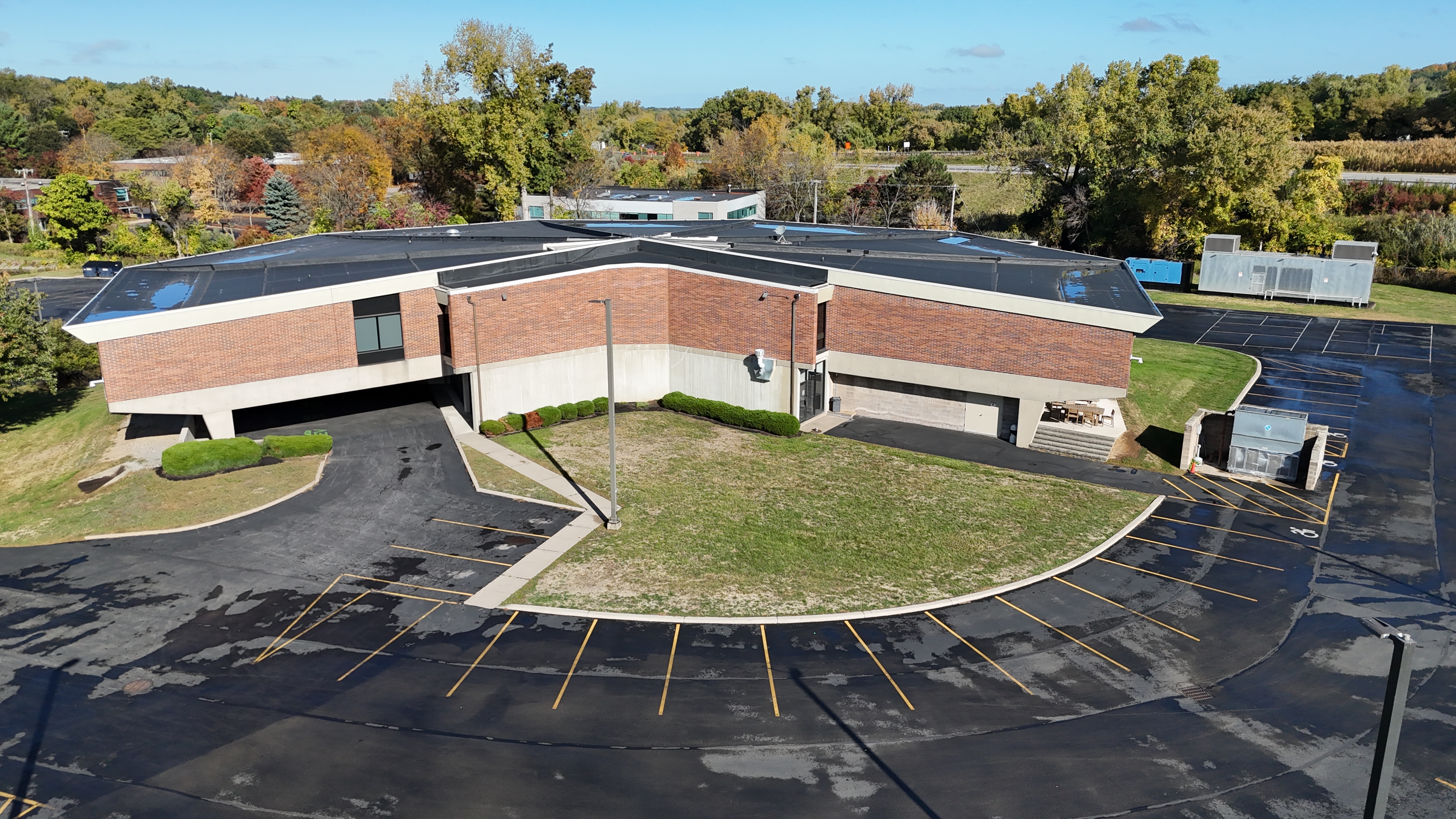 Aerial view of Western New York commercial real estate market